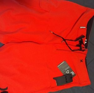 Red Hurley Board Shorts (Men's 32)